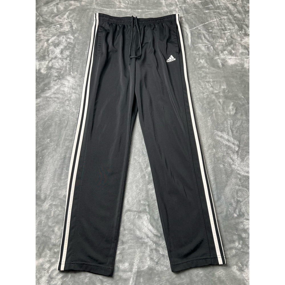 Adidas‎ Sweatpants Men Size XL Black Stripes Classic Comfort Lightweight